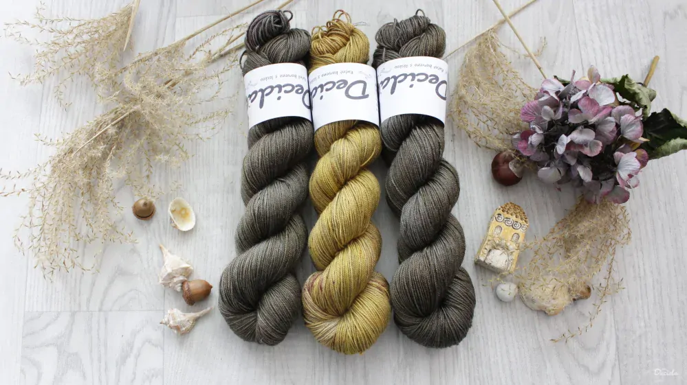 "Khaki" - 70%merino/10%kašmír/20%hedvábí 400m