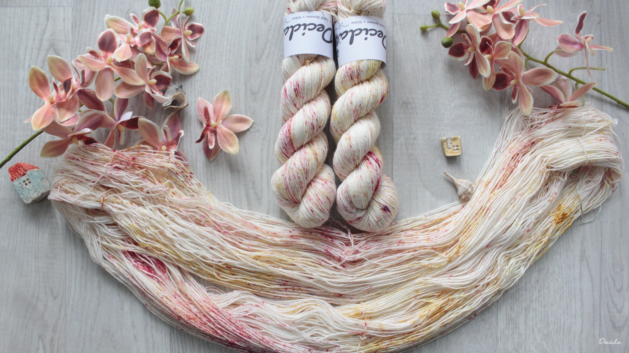 "Chilli" - 70%merino/10%kašmír/20%hedvábí 400m