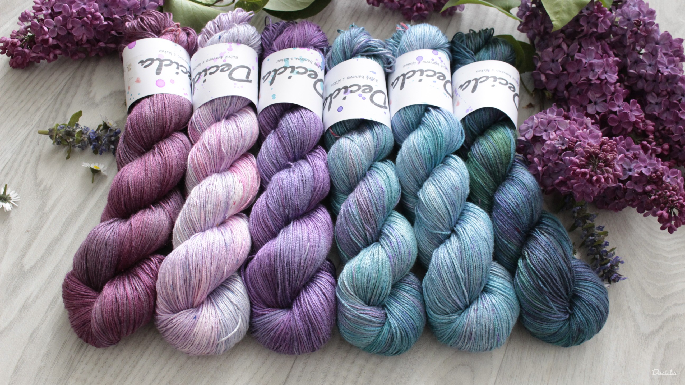 "Orchid" 100% pravé hedvábí 400m