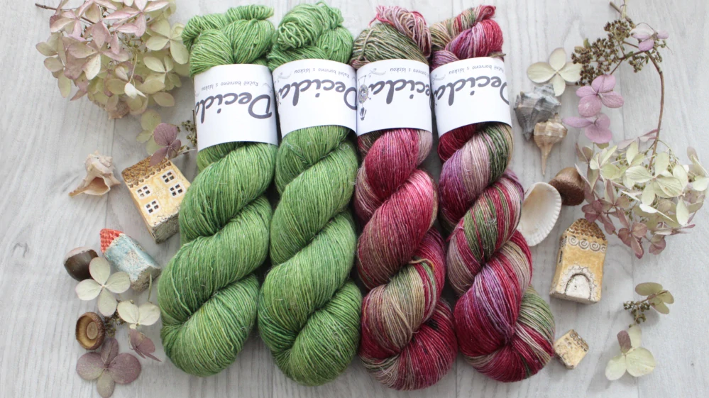 "Pájaro 3" -  Single 90% Merino/10% Len 366m