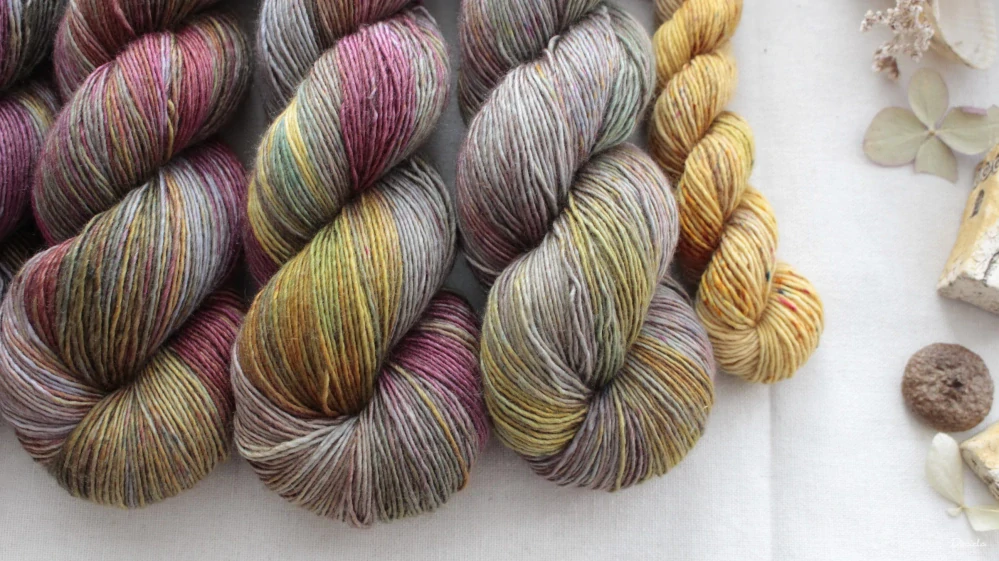 "Fade set 24" -  420g merino/hedvábí 70/30 400m