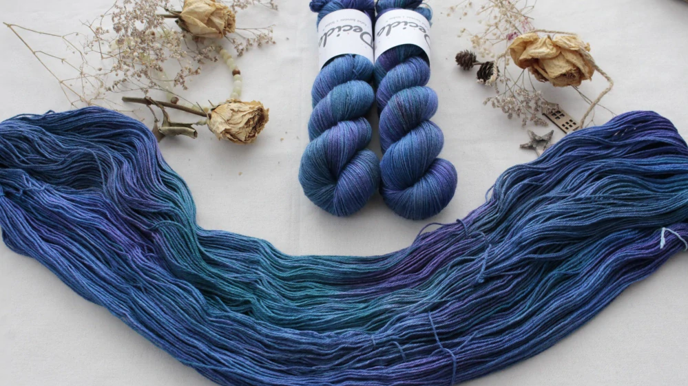 "Astral" - merino sw/hedvábí 50/50 400m