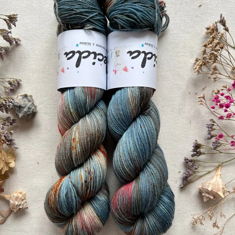 "Deštivá romance" - EZ Dye Merino 400m