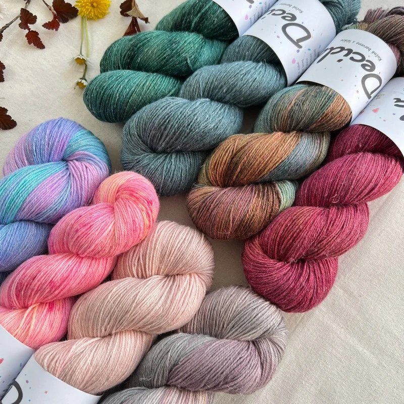 "Picón 3" 60% merino 20% hedvábí 20% konopí 400m 