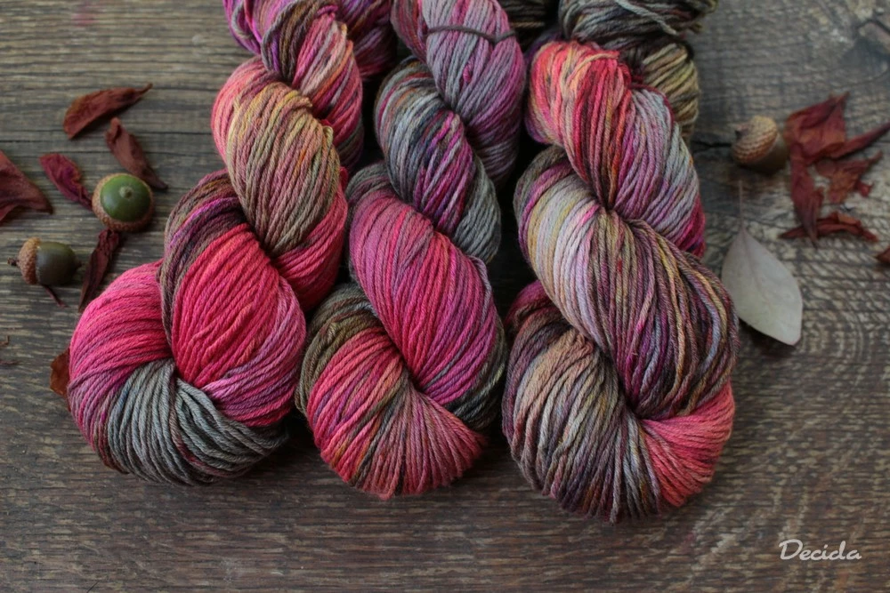 "Agentka" Merino/hedvábí 4mm