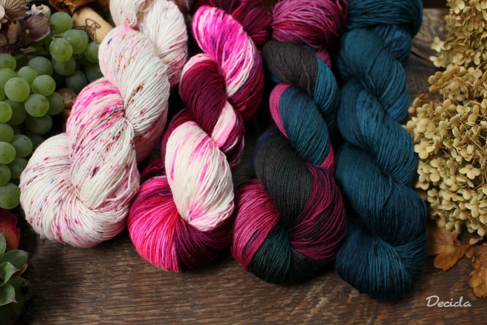"Koření Hot pink" extra MERINO se sw 3mm