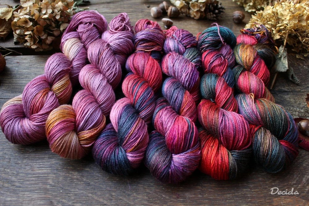 "Poupátko" - merino/hedvábí 50/50 