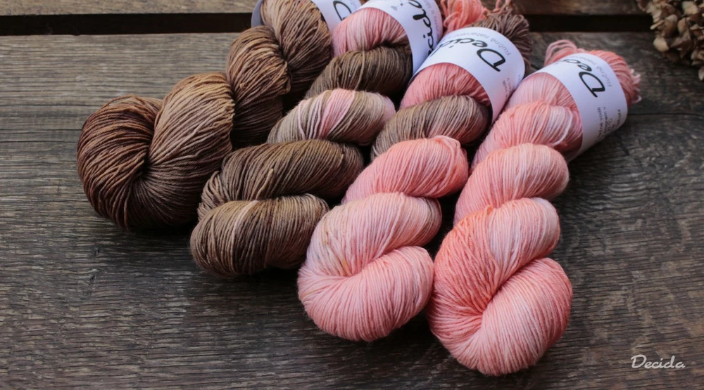"Lososová" extra MERINO se sw 3mm