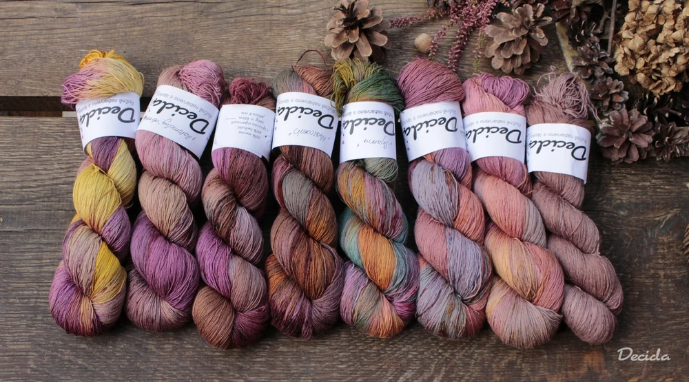 "Majala" merino/hedvábí 2mm