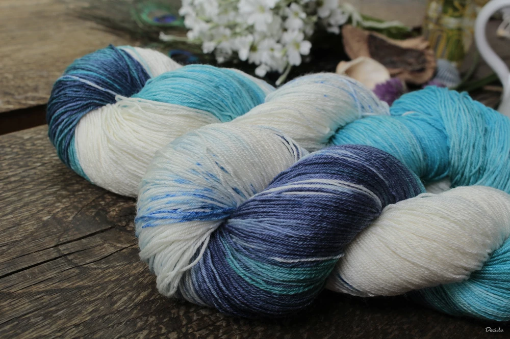"Lunita" merino/hedvábí 2mm