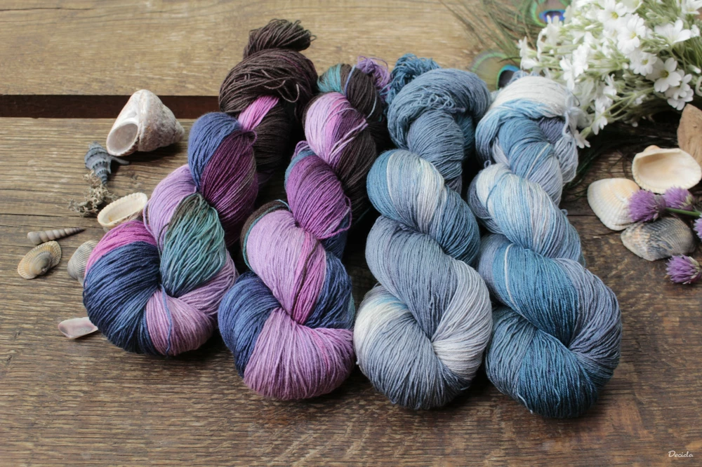 "Hermana de mi alma" merino/hedvábí 2mm