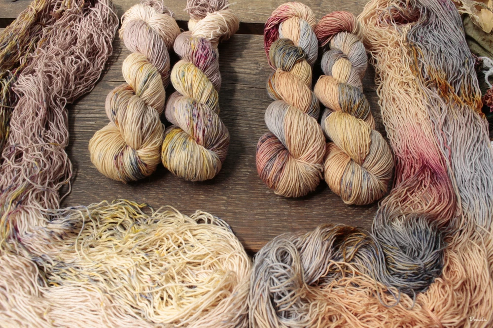 "Mučenka 2 - tmavší" -  extra MERINO se sw 3mm