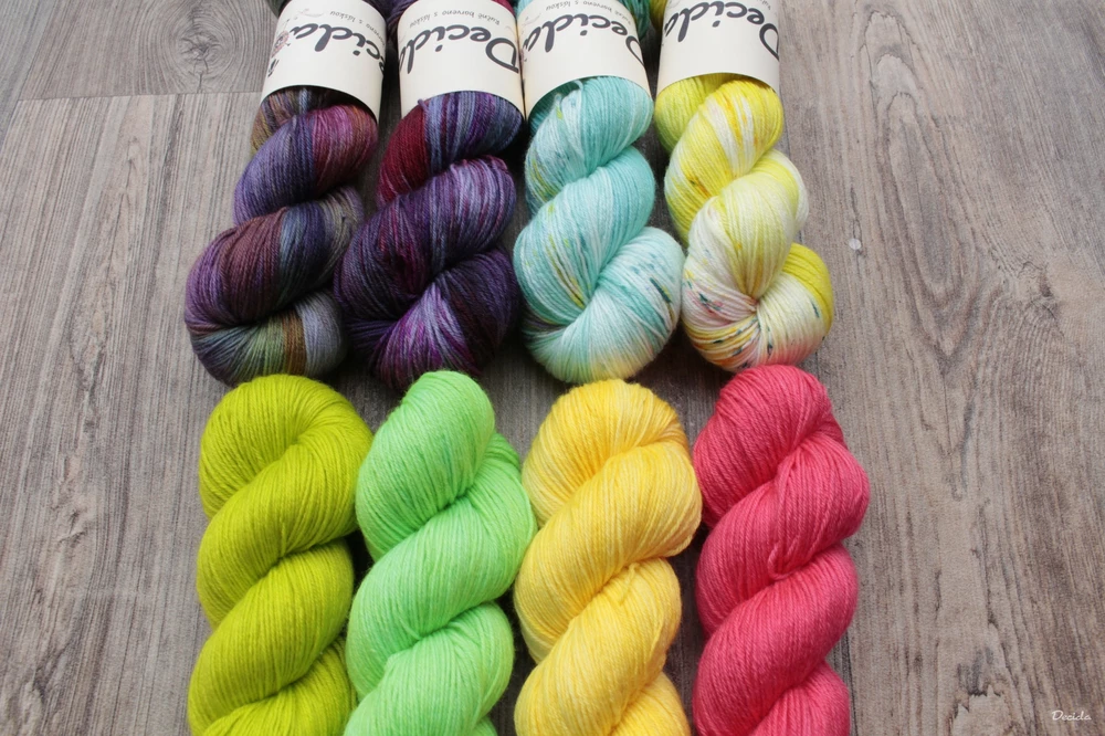 "Blue mint" EXTRA Merino sw/polyamid 365m/100g