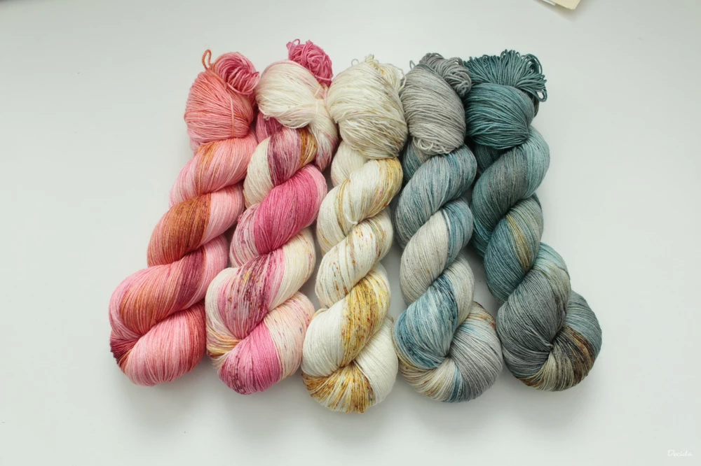 "Flamingo" merino/hedvábí 2mm