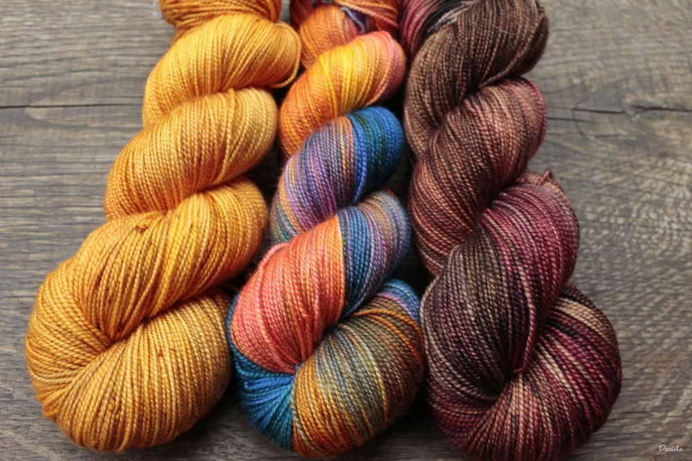 "Oranžáda" merino/hedvábí 80/20 400m Twist 