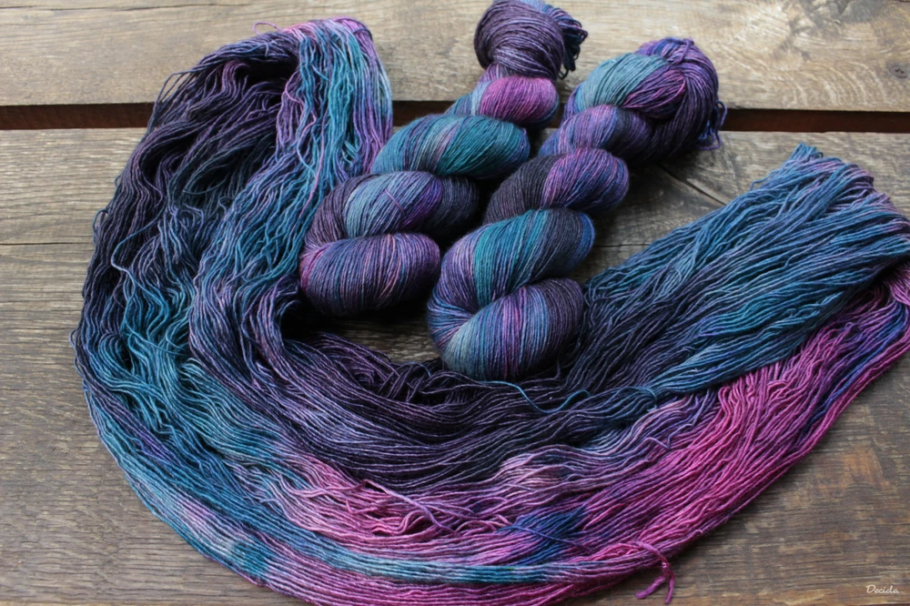 "Miamas" 120g - 65%merino 20%hedvábí a 15% yak