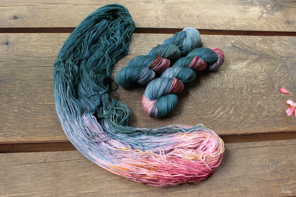 "Starfish in the ocean" - EXTRA Merino sw/polyamid 365m/100g