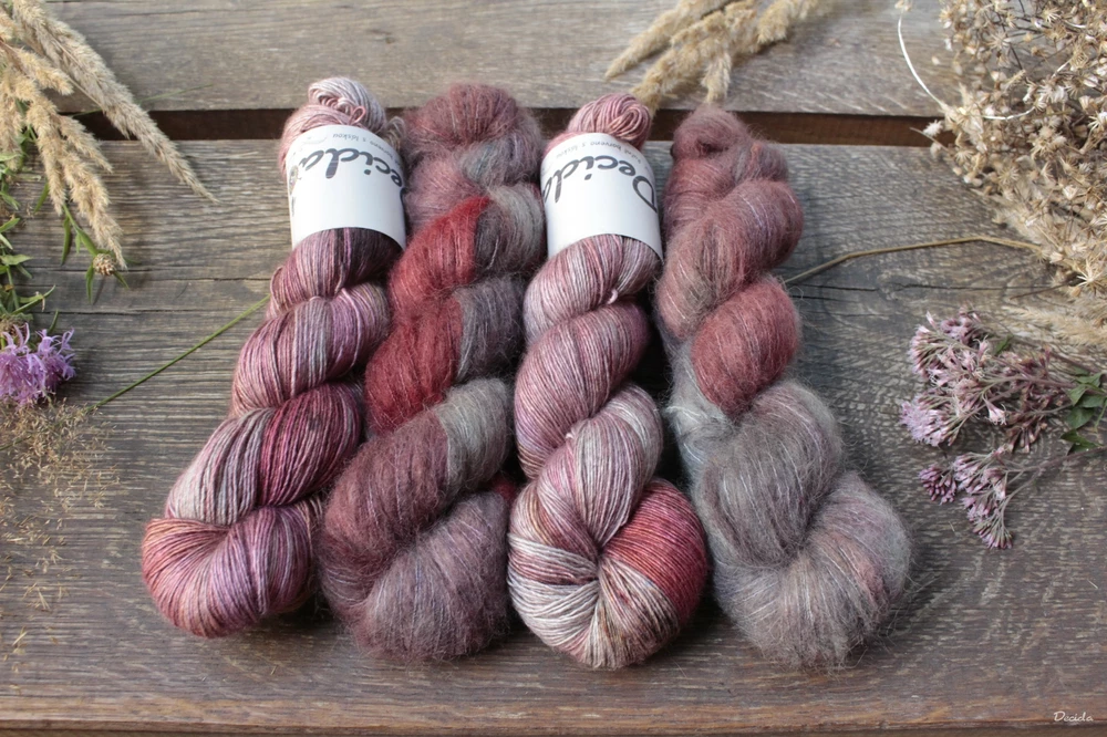 "Gavotte" - 74% Baby Suri alpaka 26% hedvábí 300m/50g NOVINKA