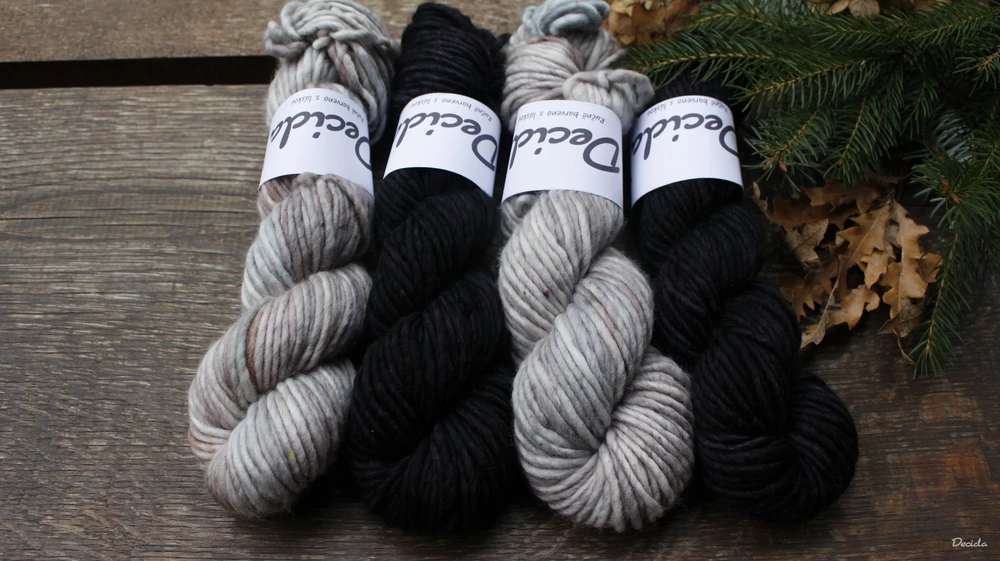 "Black anthracite" extra MERINO/nylon se sw 70m