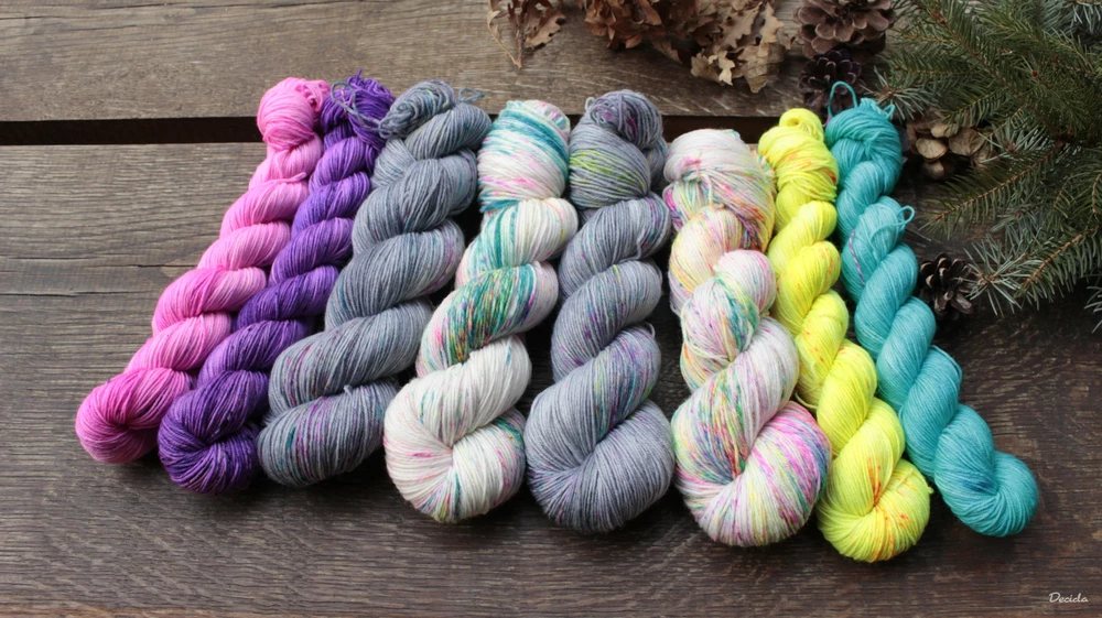 "Speckled Unicorn" - EXTRA Merino sw/polyamid 365m/100g
