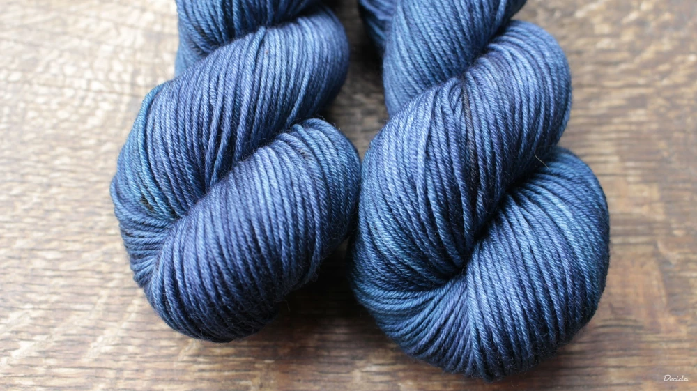 "Blue night" - extra MERINO se sw 4mm