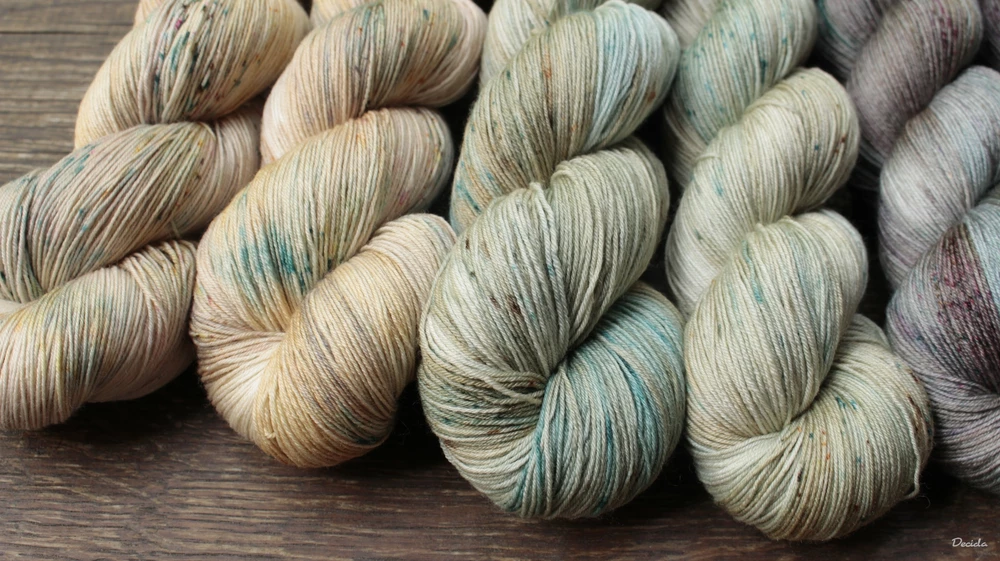 "Sand" merino/hedvábí 2mm