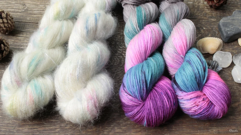 "Lightning" - EXTRA Merino sw/polyamid 365m/100g