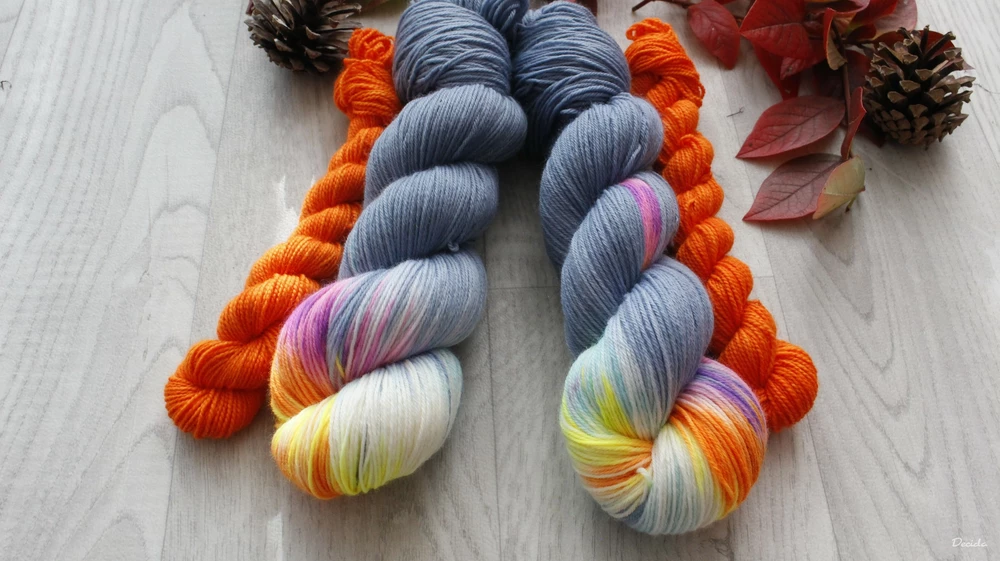 "Jednobarevné minis" - EXTRA Merino sw/polyamid 365m/100g