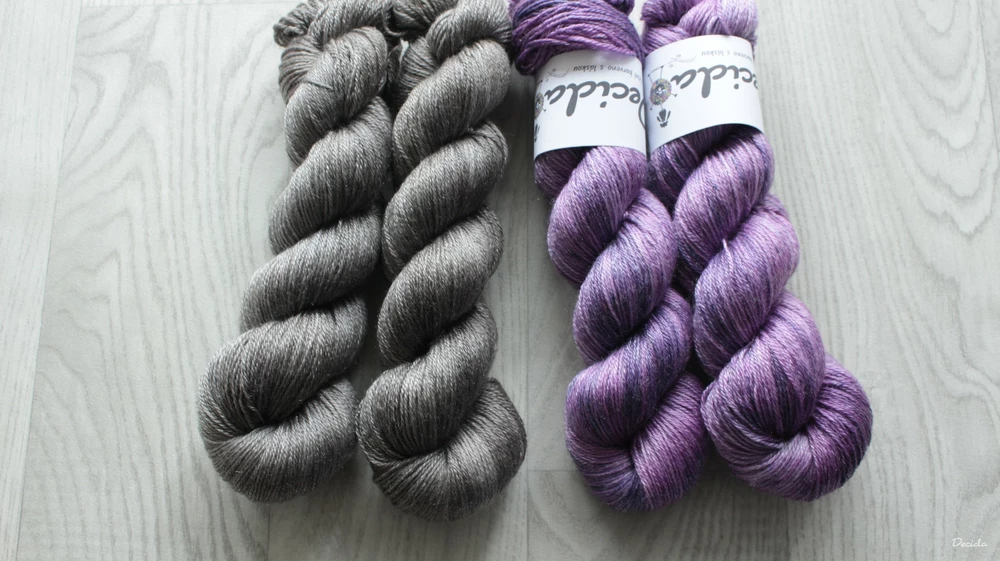 "Tmavá 2" Merino/tencel 333m