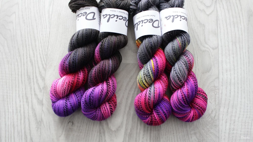 "Extravagance 2" - ZEBRA Merino sw/nylon 400m/100g