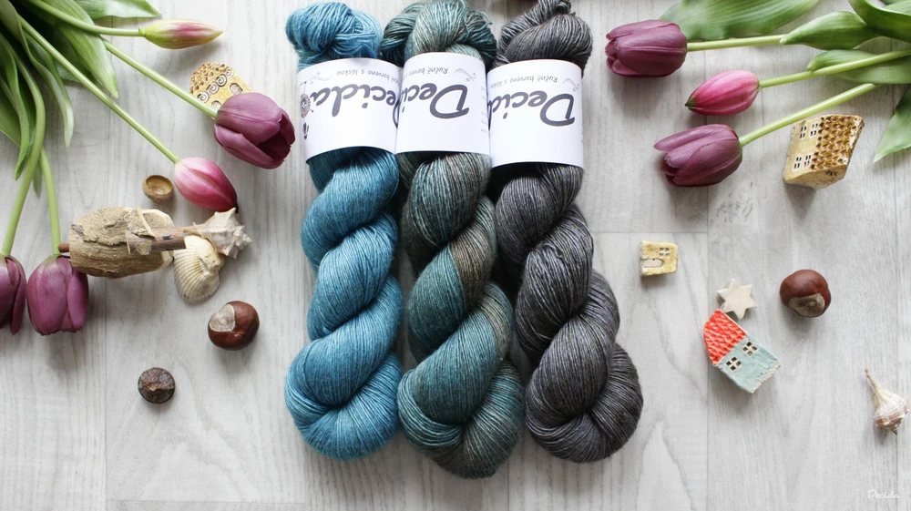 "Dump" 120g -  65%merino 20%hedvábí a 15% yak