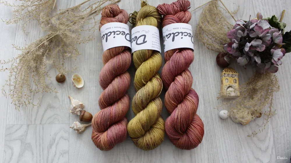 "Cihla k cihle" - 70%merino/10%kašmír/20%hedvábí 400m