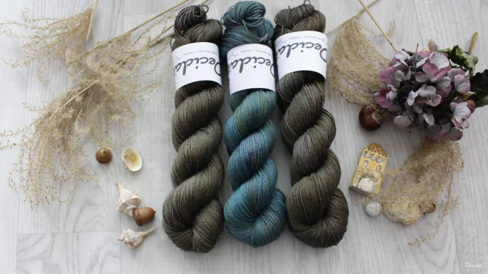 "Khaki" - 70%merino/10%kašmír/20%hedvábí 400m
