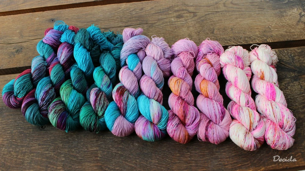 "Ráj pro Menhadeny 1"  Merino/hedvábí 2mm