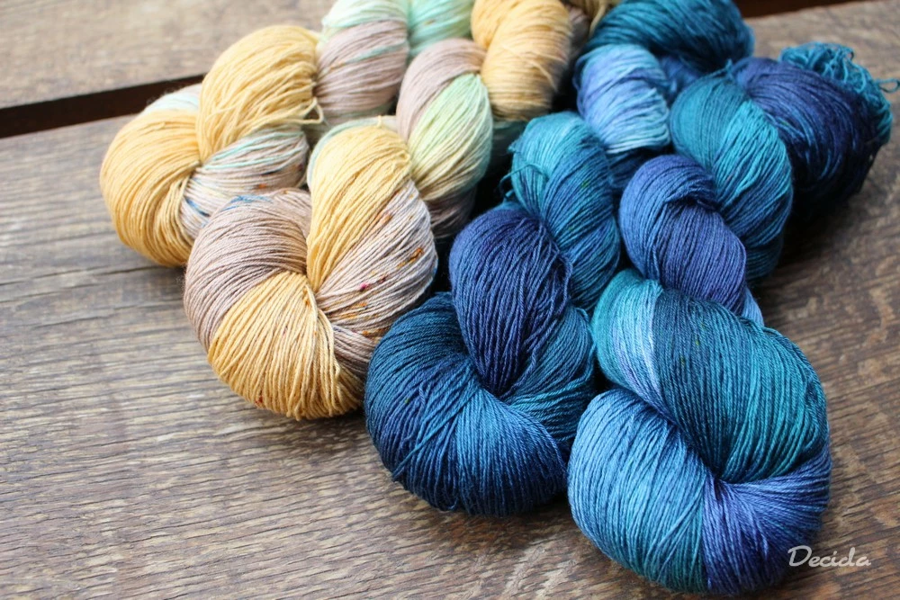 "Ševelení"  Merino/hedvábí 2mm