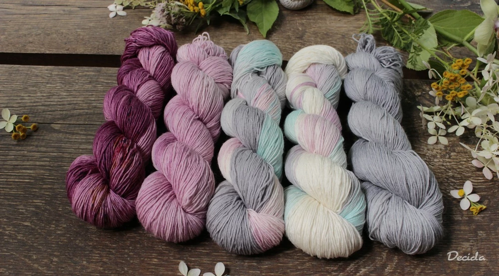 "Tmavé lesní plody" -  extra MERINO se sw 3mm