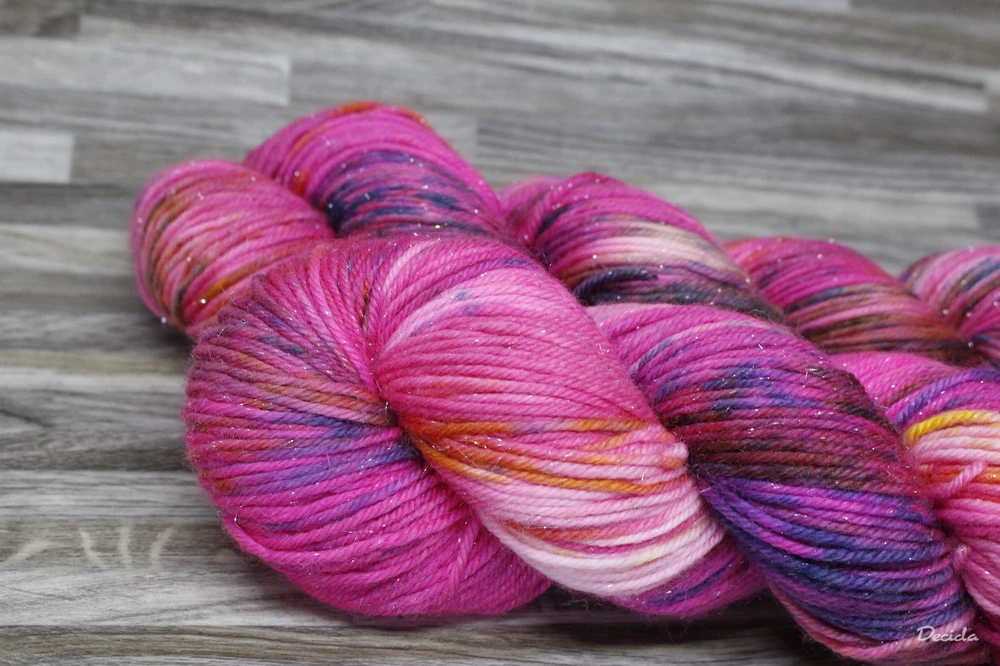 "Power pink" - merino SILVER 210m