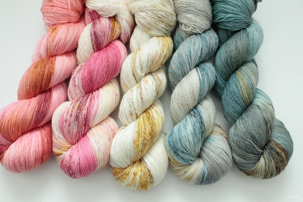 "Flamingo" merino/hedvábí 2mm