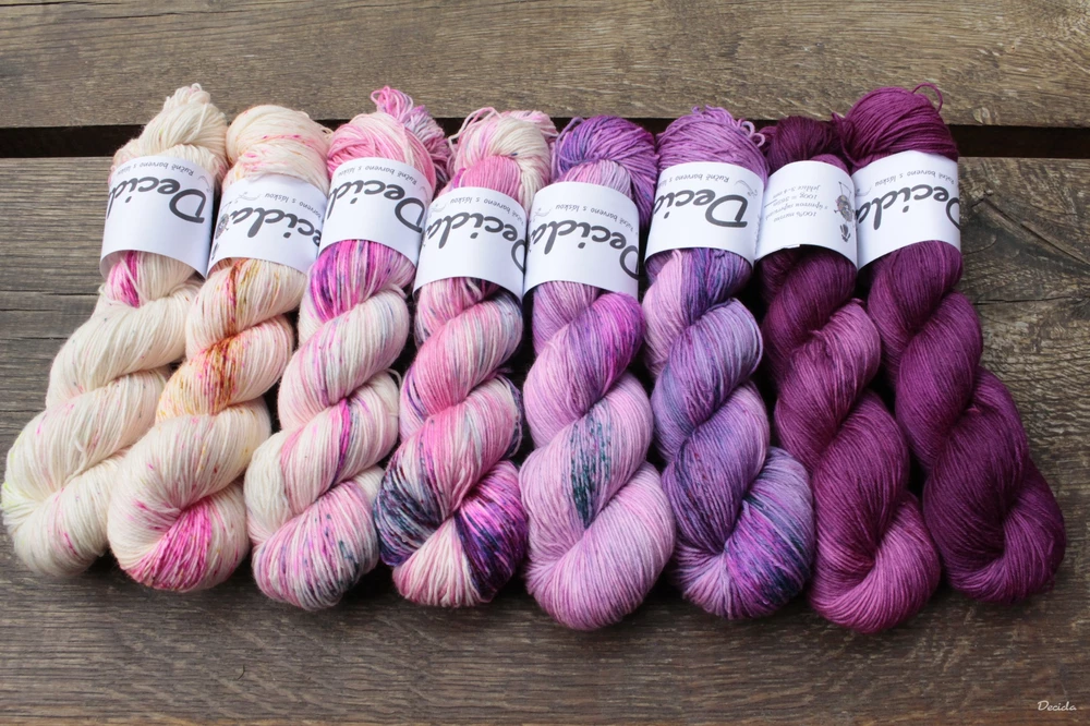 "Pink dreams" -  extra MERINO se sw 3mm