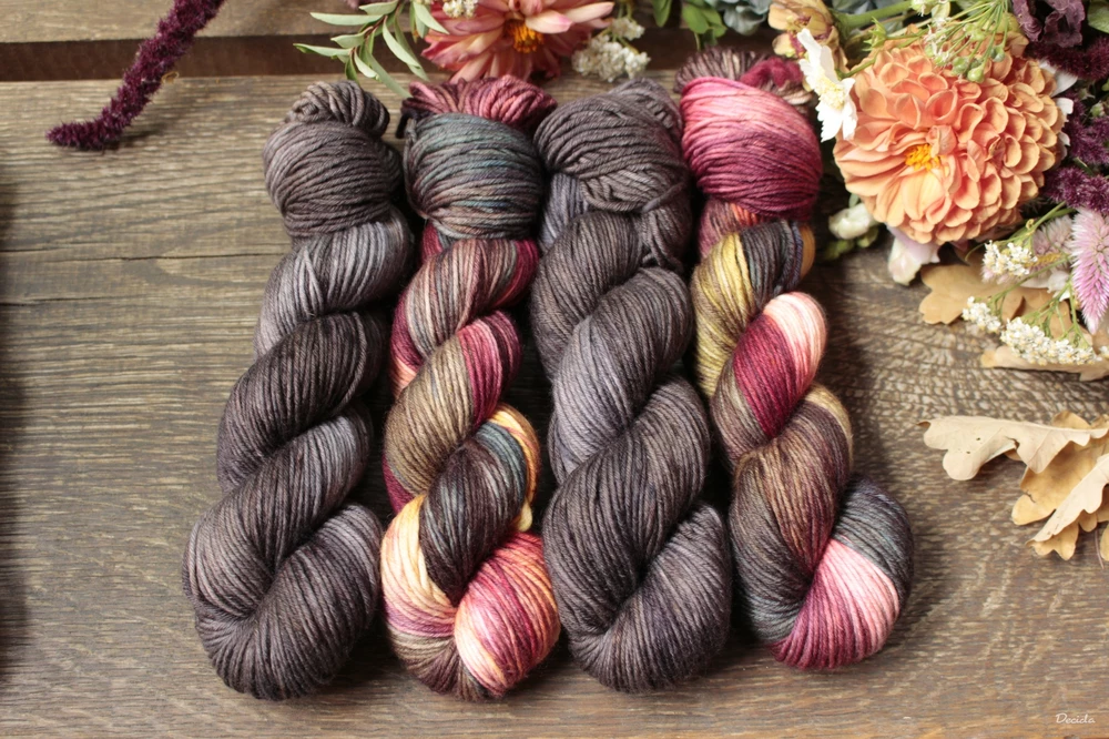 "Óda na podzim" - Merino sw/polyamid 4,5mm