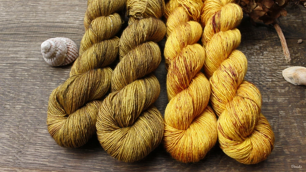 "Obilí" merino/hedvábí 70/30 400m jednonitka 