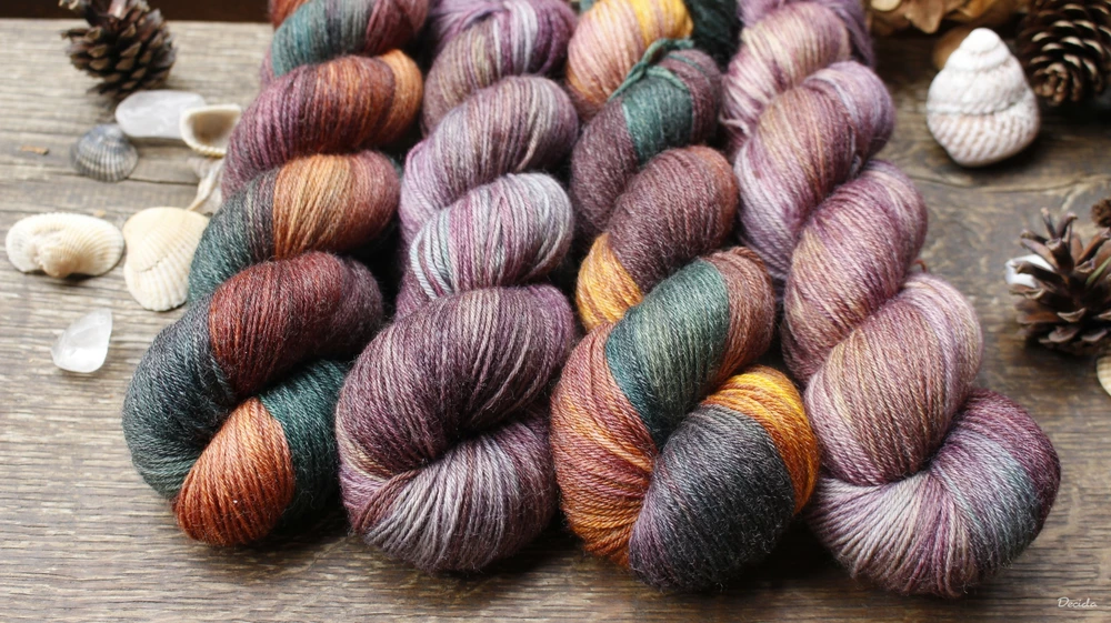 "Fête du vin" - 80% merino/20% bambus 400m