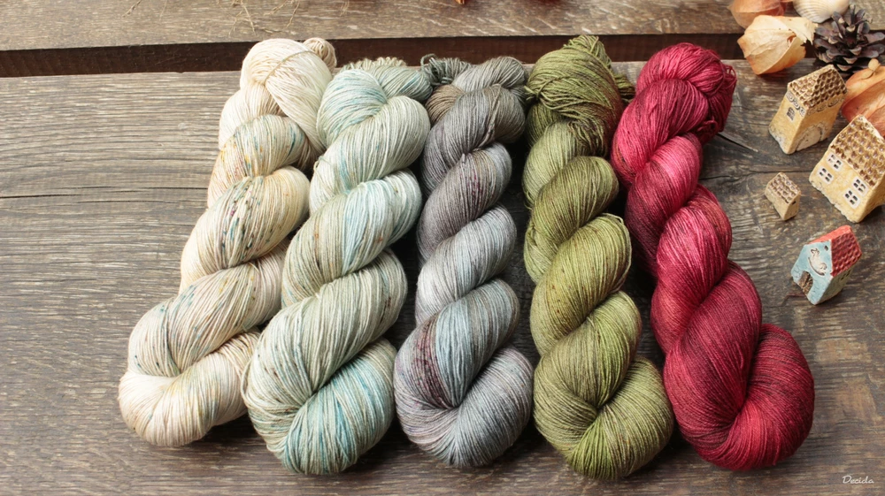 "Sand" merino/hedvábí 2mm
