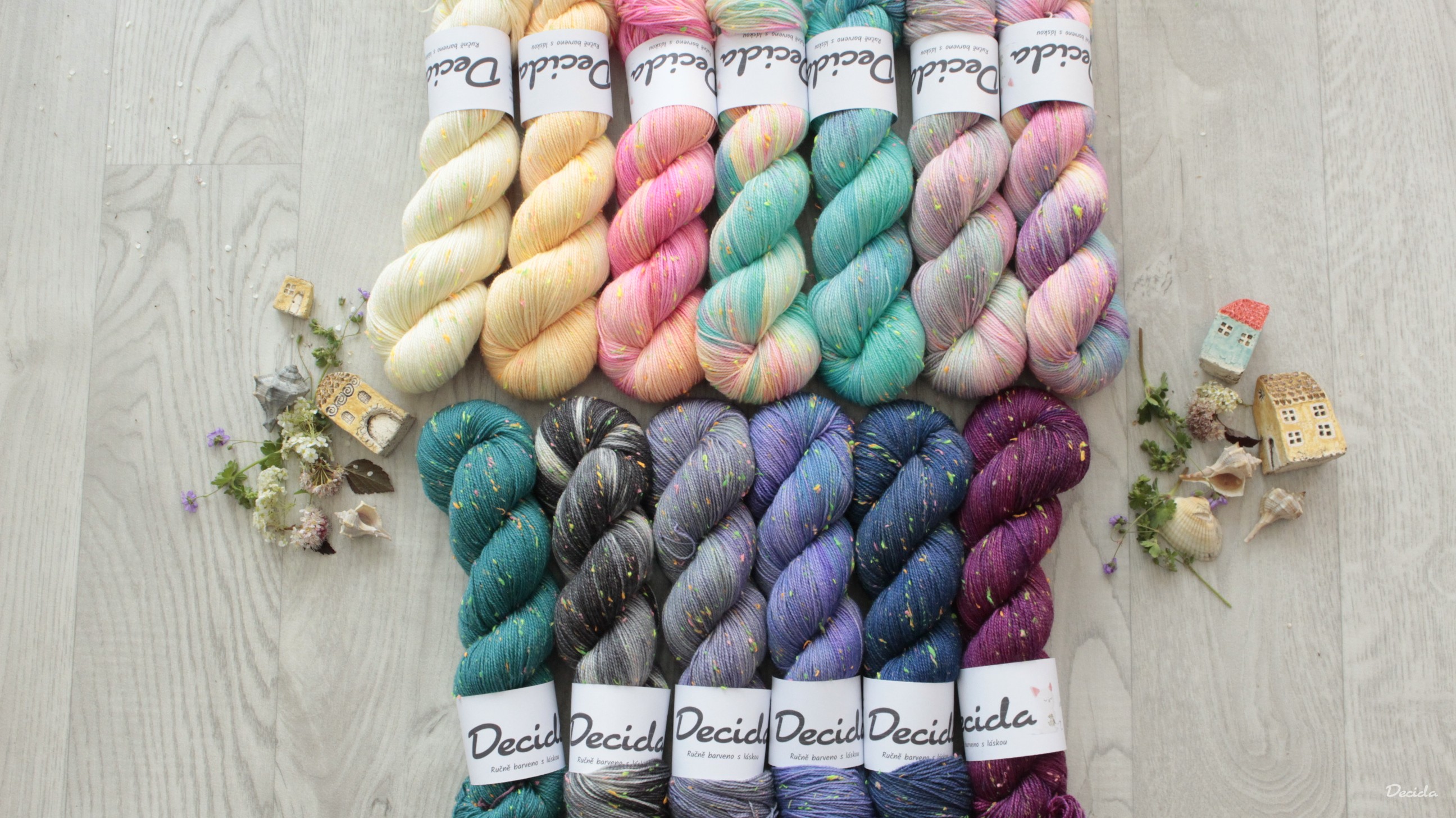 "Elegant" - merino a Donegal neps 400m