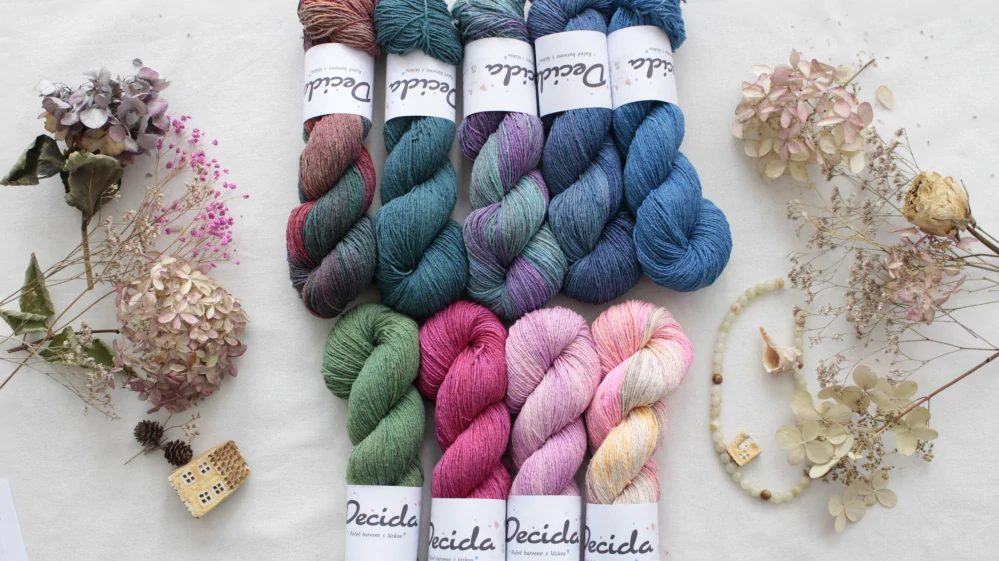 "Blue" - Buretové hedvábí 300m/100g