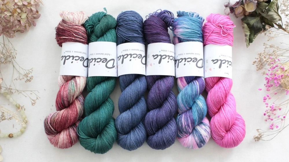 "Sinda" 80% merino 20% hedvábí 400m 