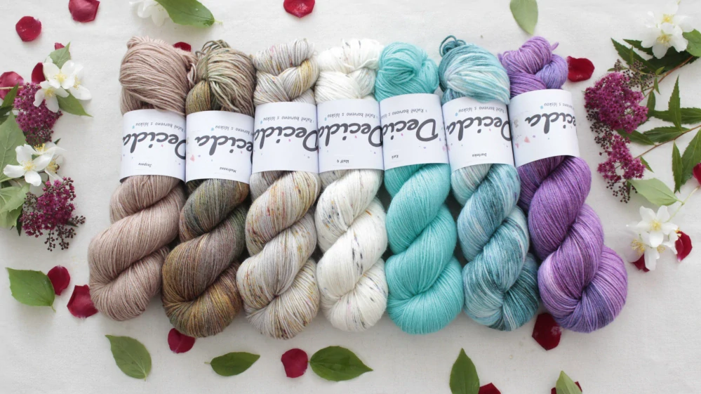 "Jaspere" - EXTRA Merino sw/polyamid/bambus 400m/100g