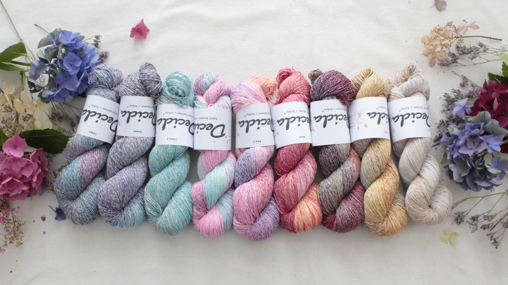 "Pastel" - 53% bambusová viskóza 47% buretové hedvábí 460m/100g