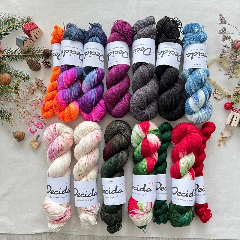 "Velena"  EXTRA Merino sw/polyamid 400m/100g Set 120g