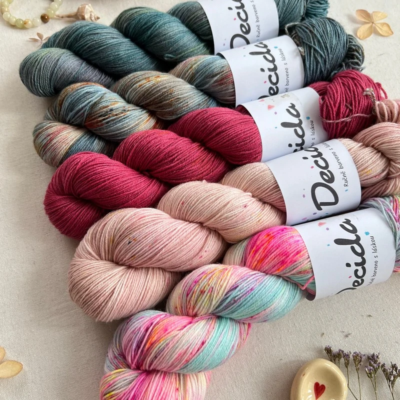 "Jarní máta" -  EZ Dye Merino 400m